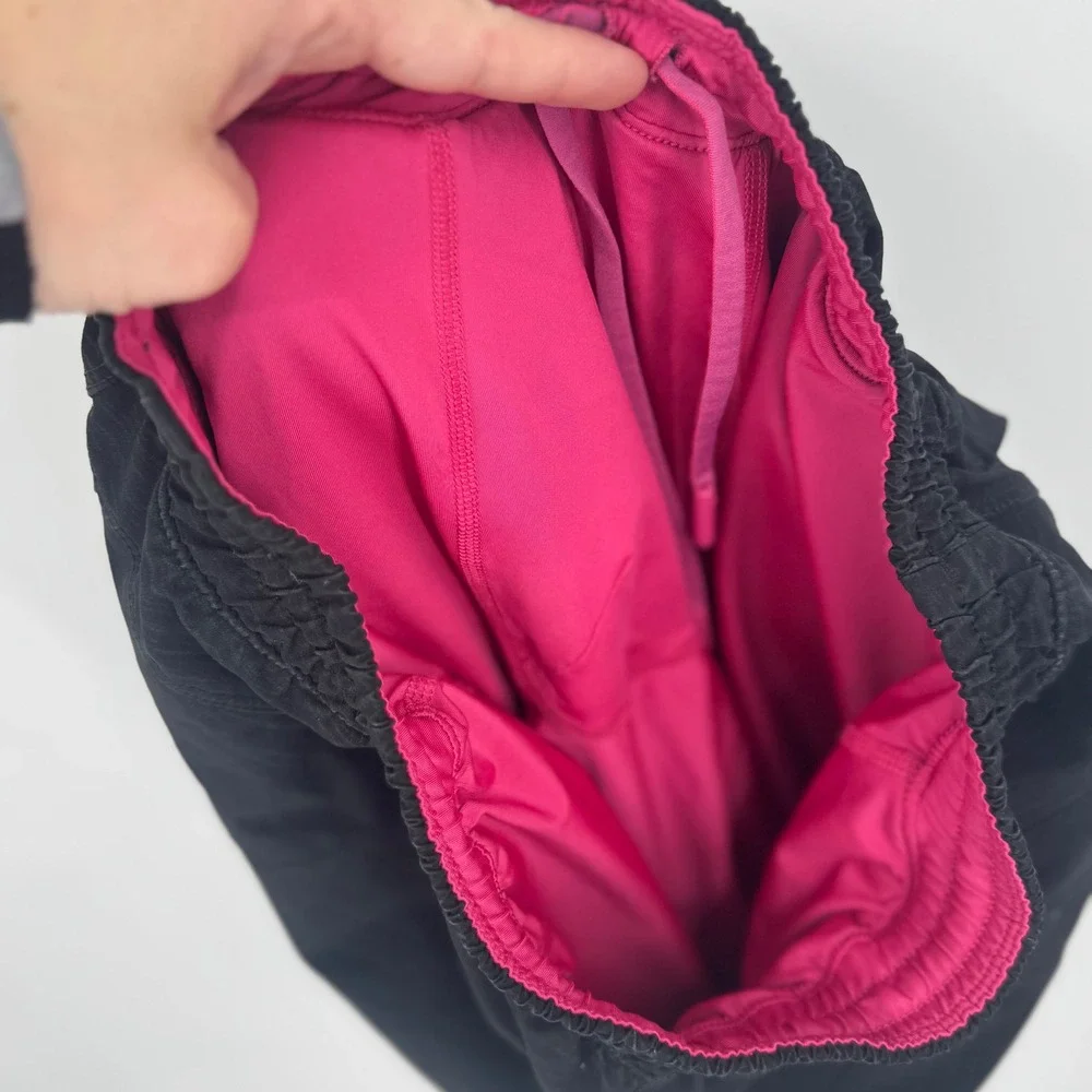BirdDogs Lined Athletic Gym Shorts Heather Gray Black‎ Pink Men's Small